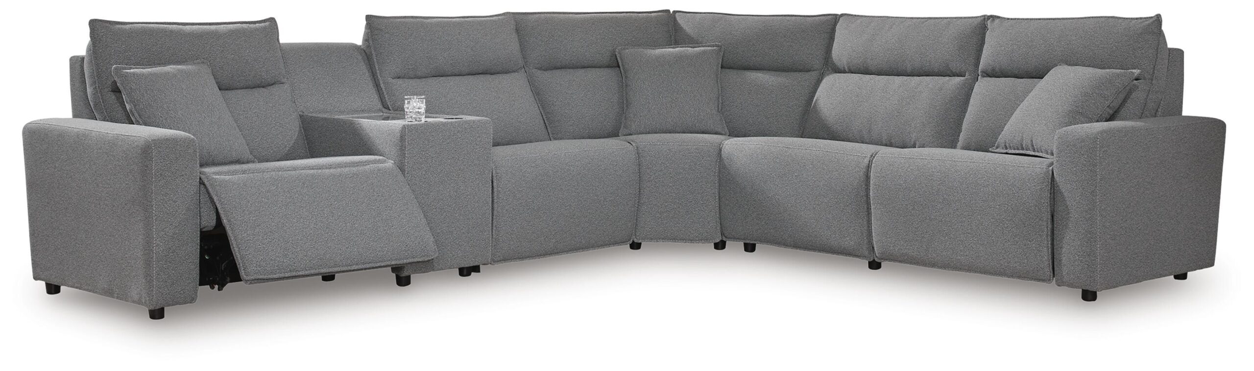 Modmax II 6-Piece Power Reclining Sectional with Console