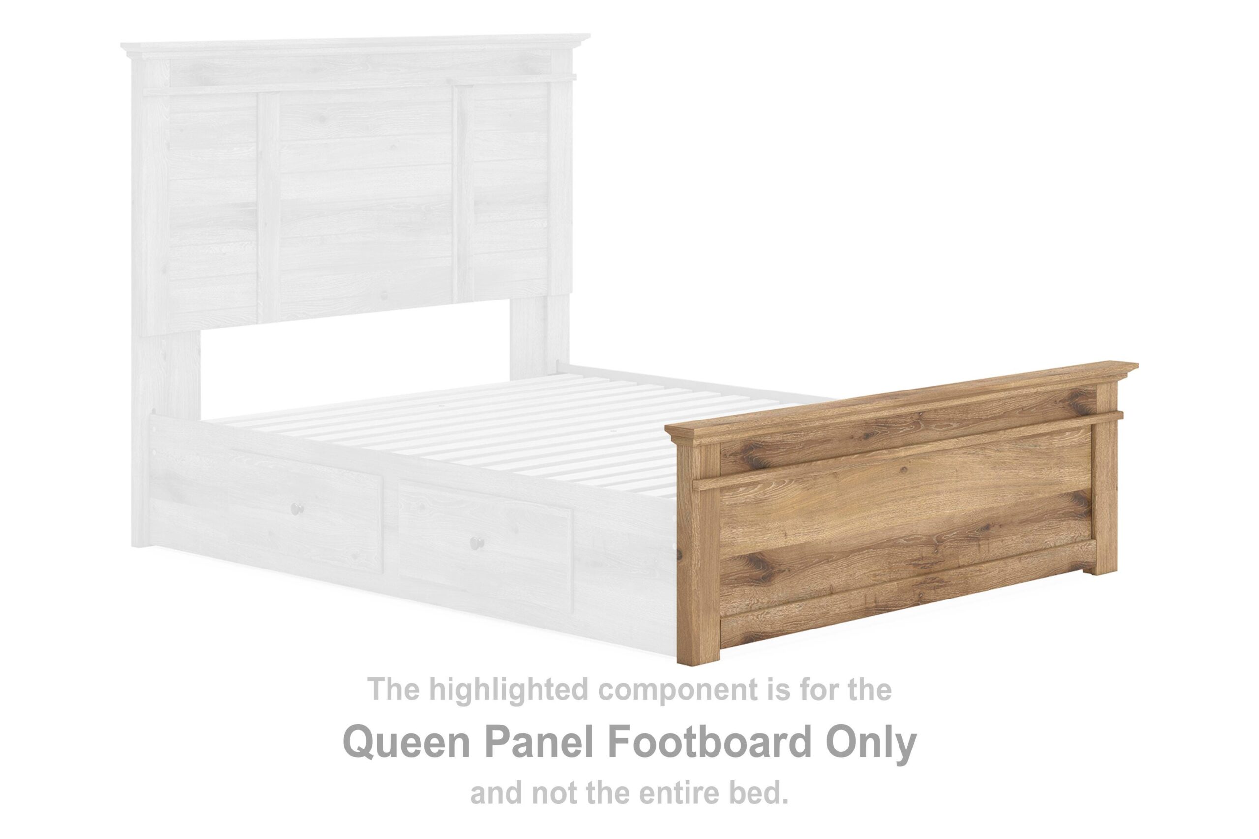 Makidern Queen Panel Footboard