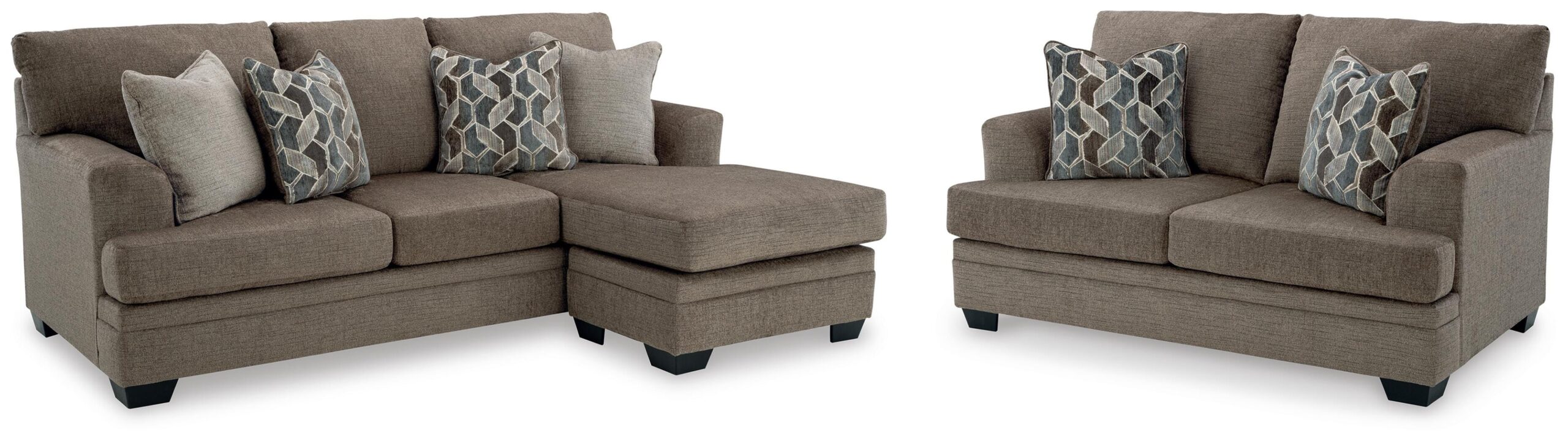 Stonemeade Sofa Chaise and Loveseat