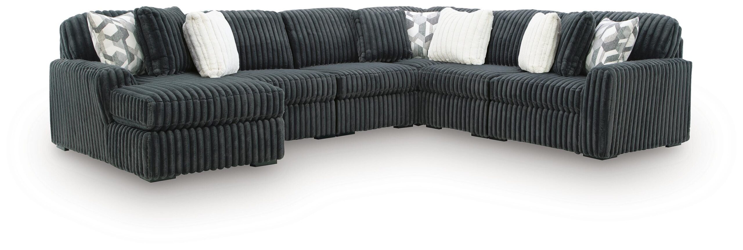 Midnight-Madness 6-Piece Sectional with Chaise