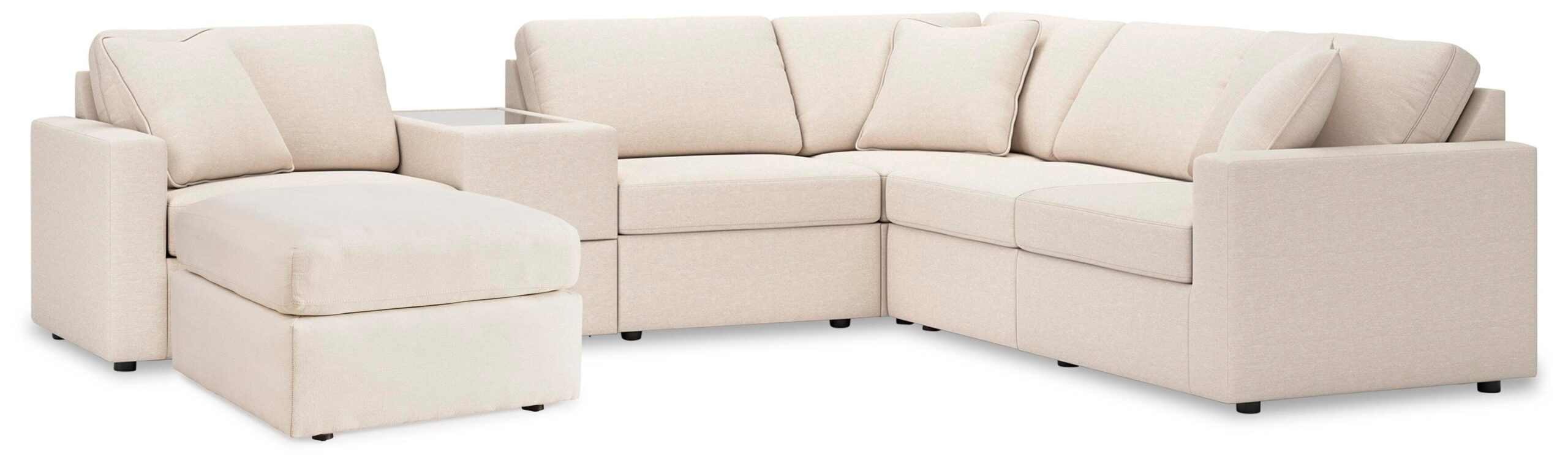 Modmax 6-Piece Sectional and Ottoman