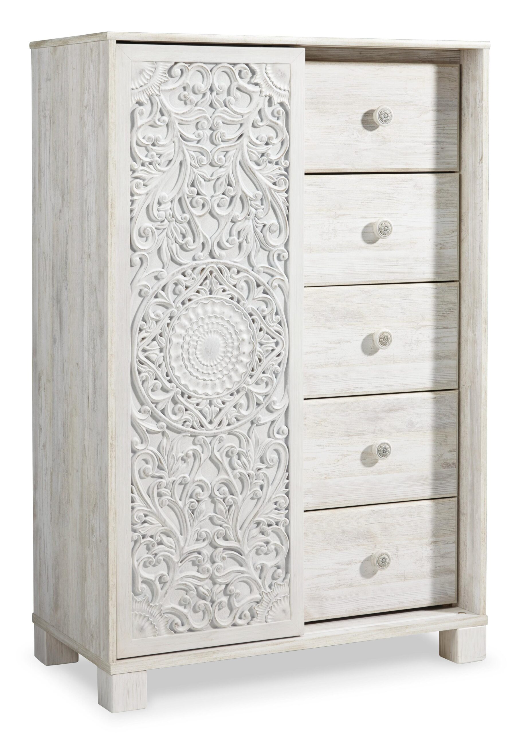 Paxberry Full Panel Bed, Dresser, Mirror and Chest - Image 3