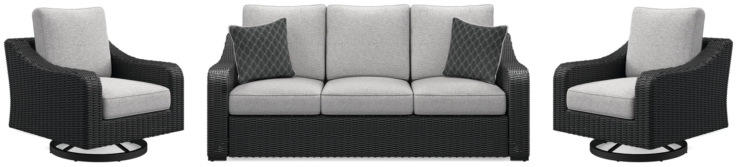 Beachcroft Outdoor Sofa and 2 Lounge Chairs