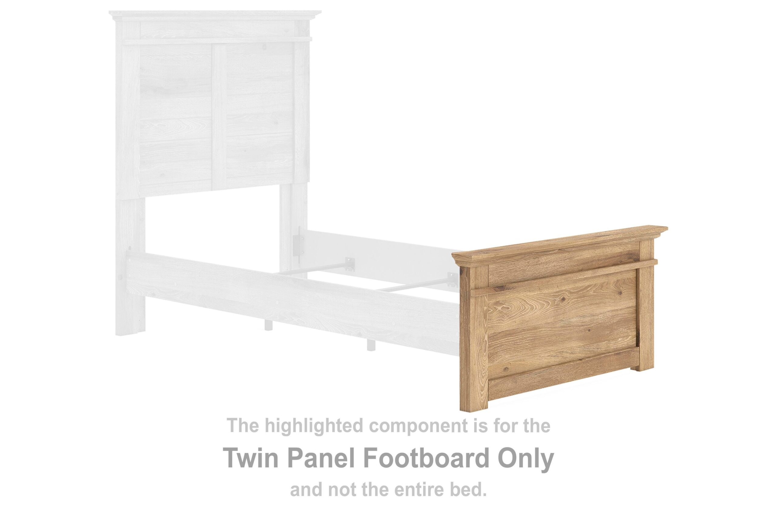 Makidern Twin Panel Footboard