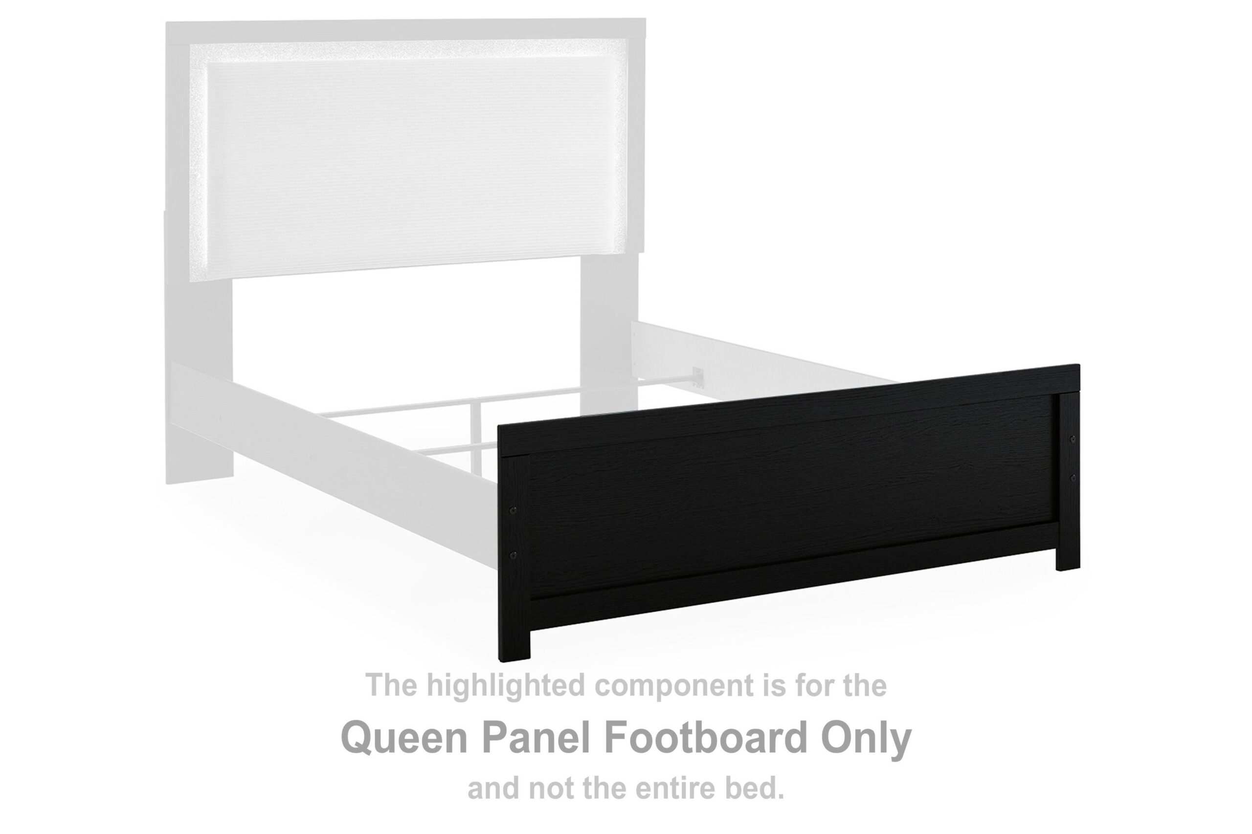 Maeling Queen Panel Footboard