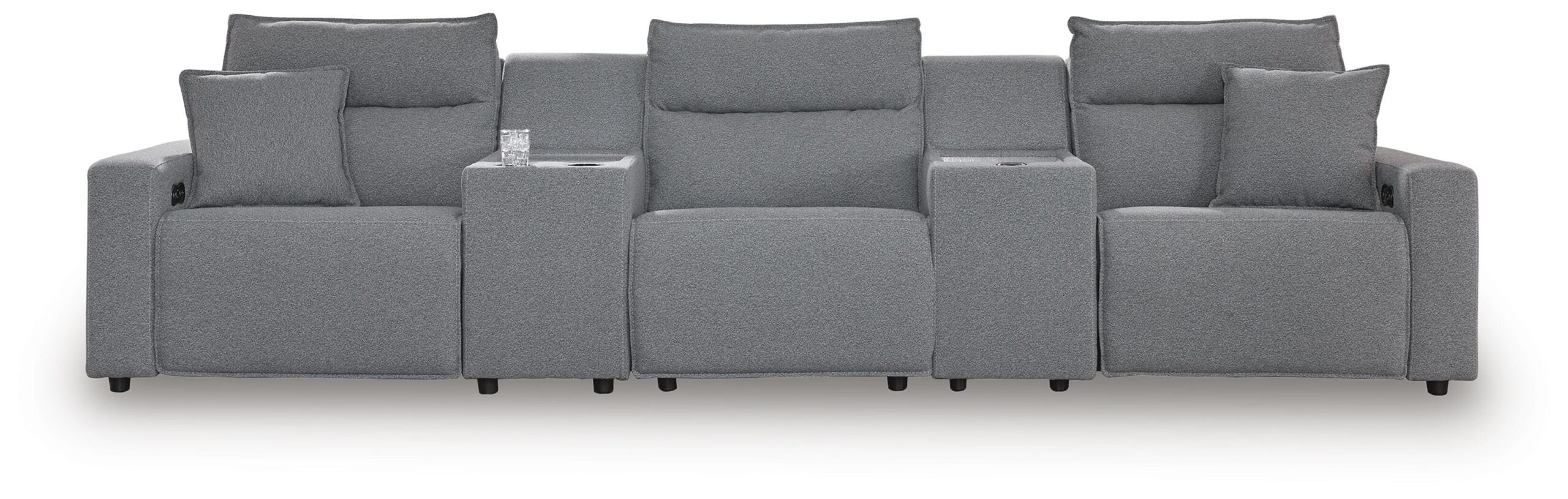 Modmax II 5-Piece Reclining Sectional with Consoles