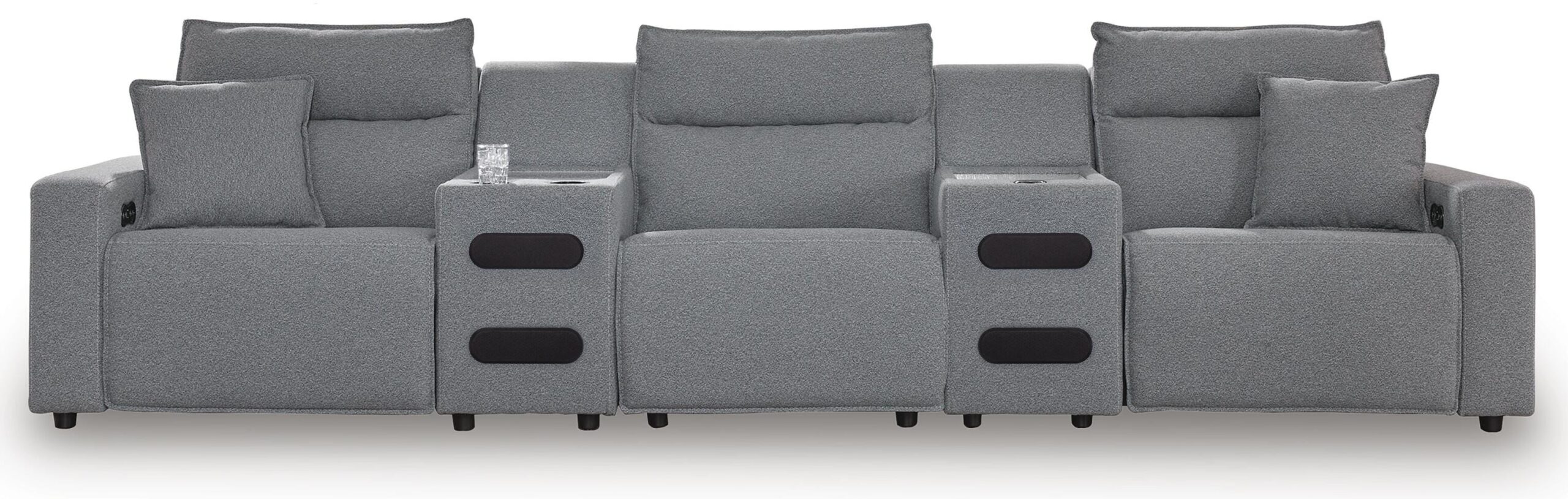 Modmax II 5-Piece Power Reclining Sectional with Audio Consoles