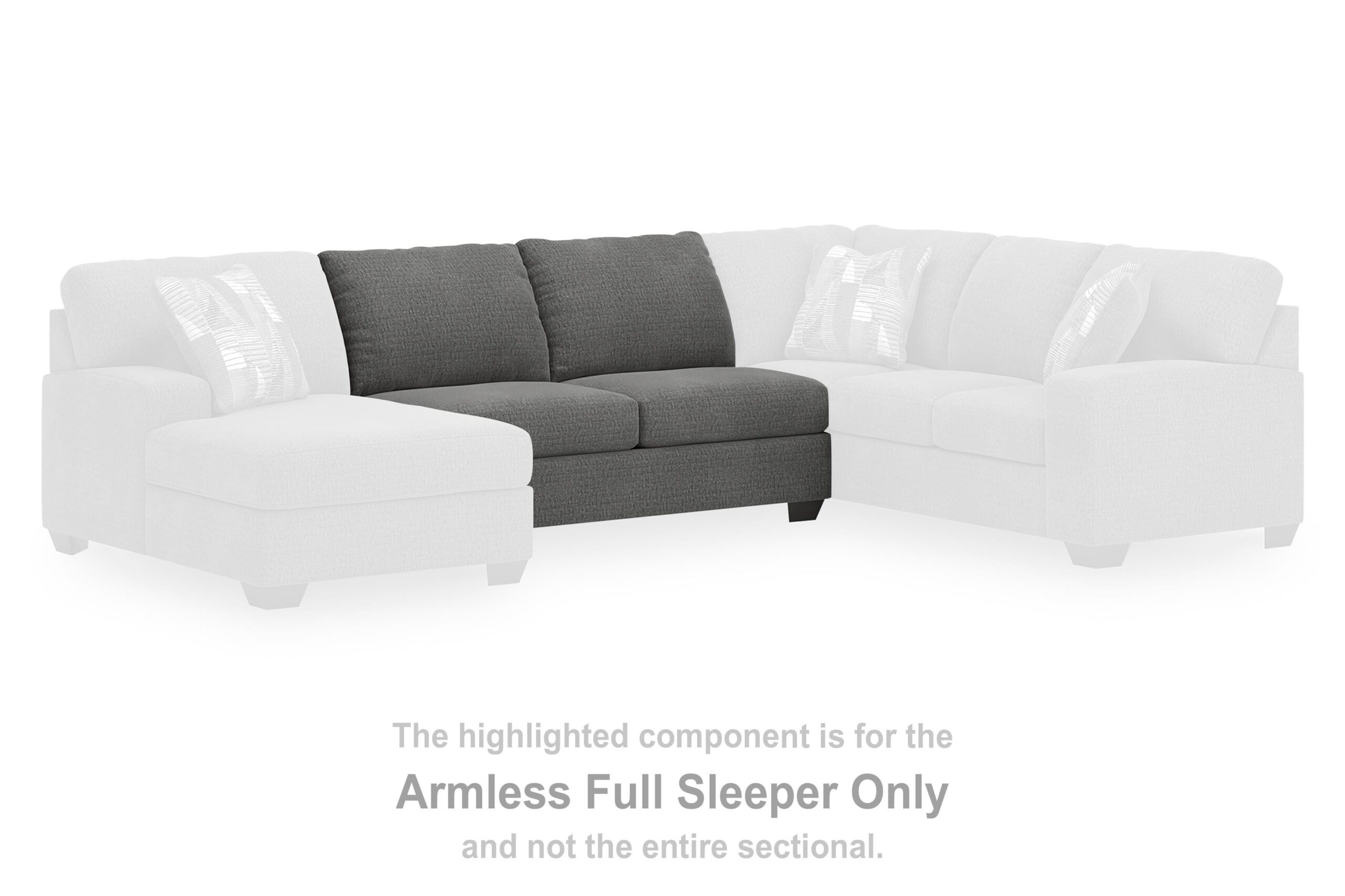 Clarington Armless Full Sleeper - Image 2