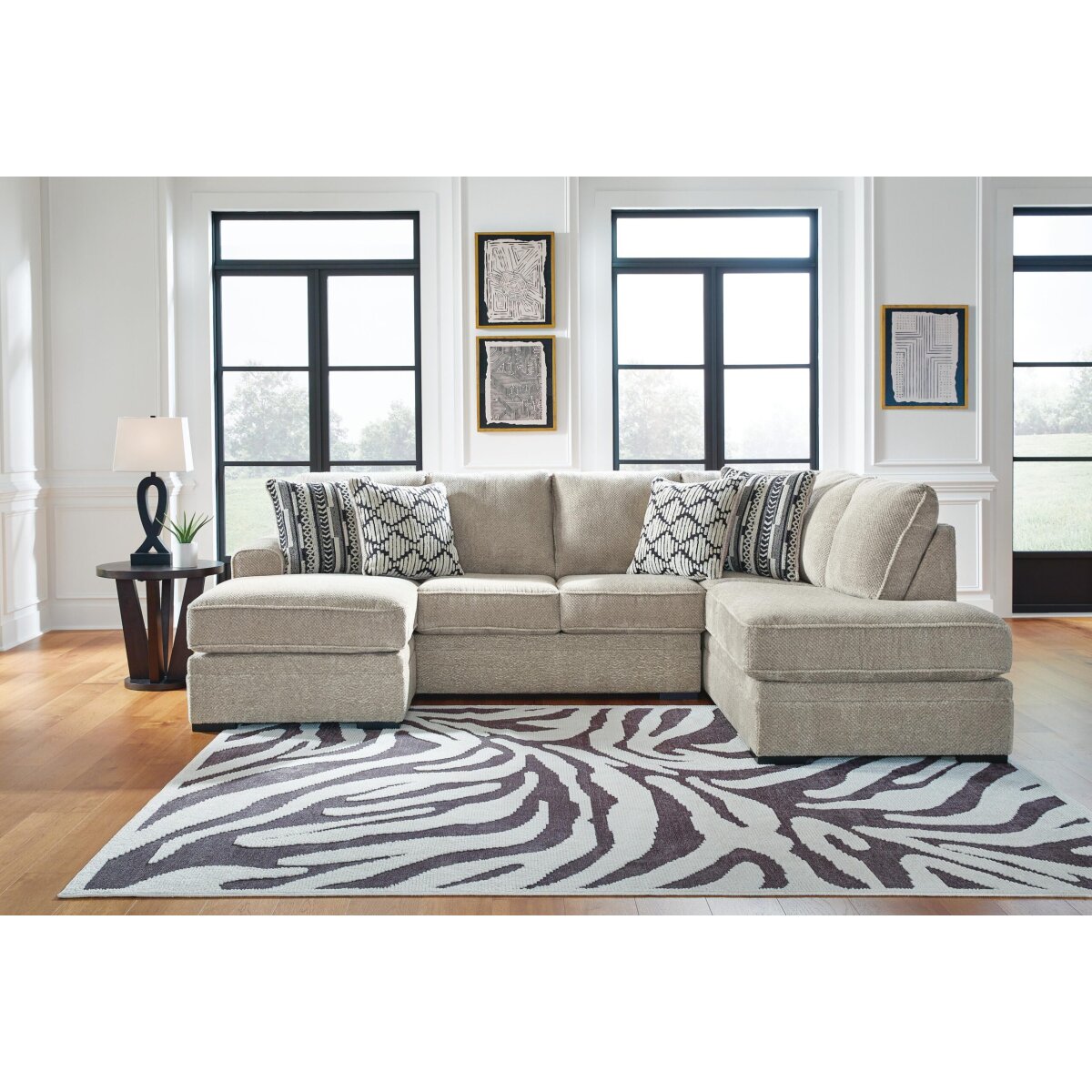 Calnita 2-Piece Sectional with Chaise - Image 2