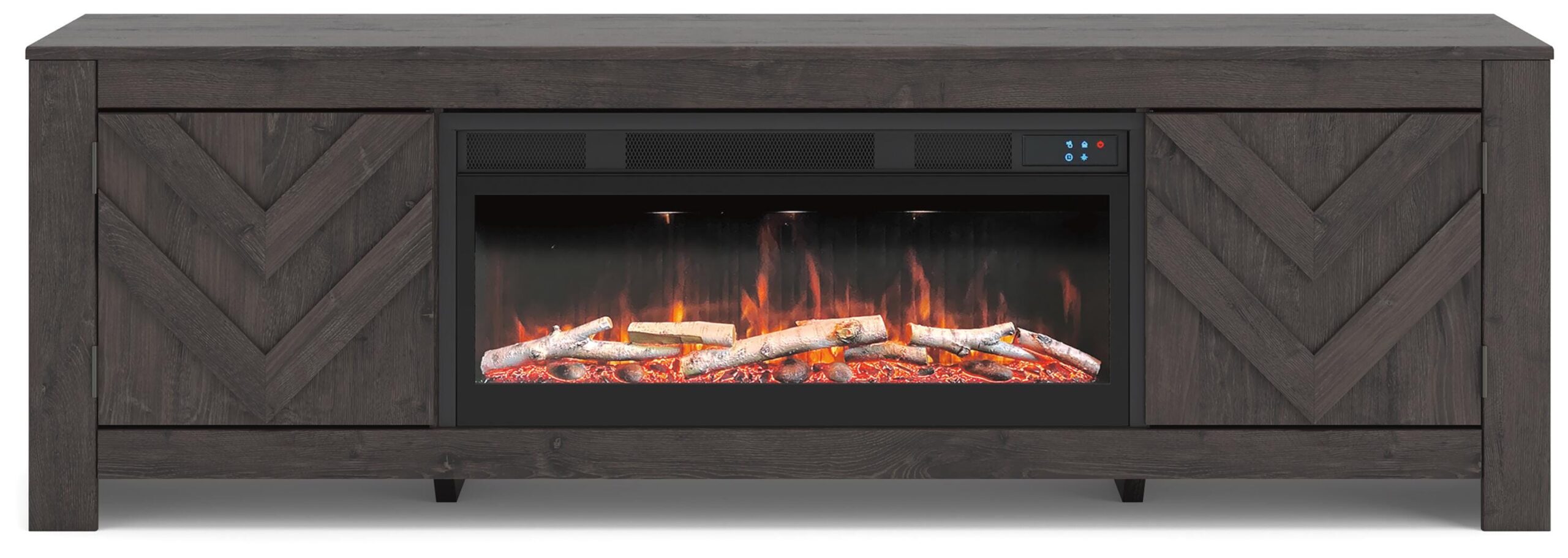 Cayboni 71" TV Stand with Electric Fireplace