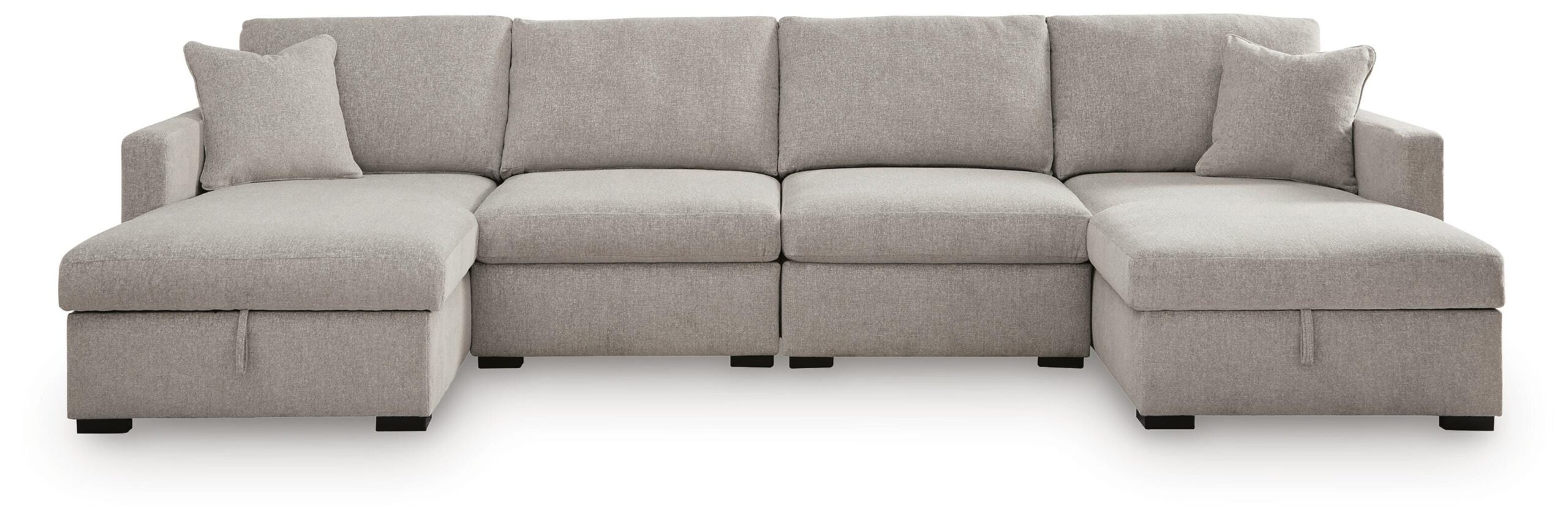 ModMax Luxe 4-Piece Double Storage Chaise Sectional