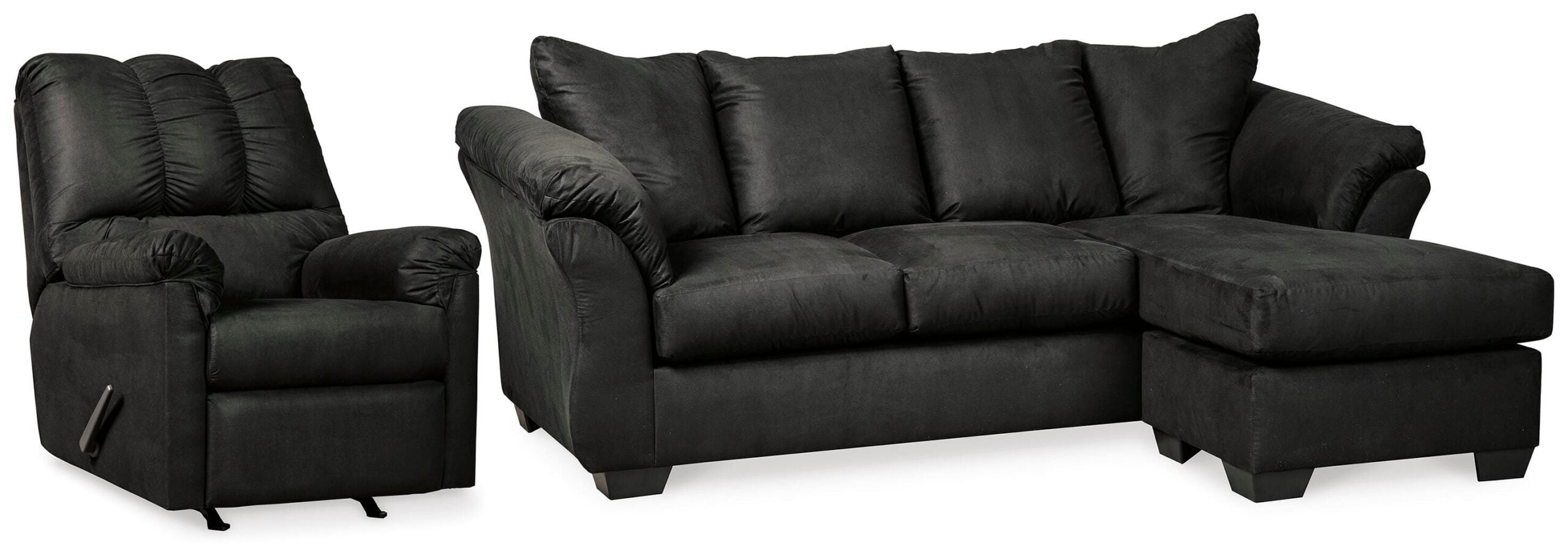 Darcy Sofa Chaise and Recliner