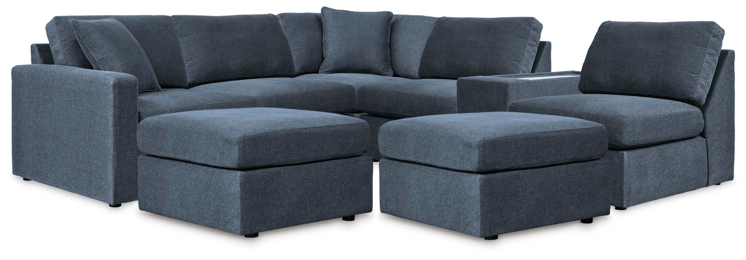 Modmax 6-Piece Sectional and 2 Ottomans