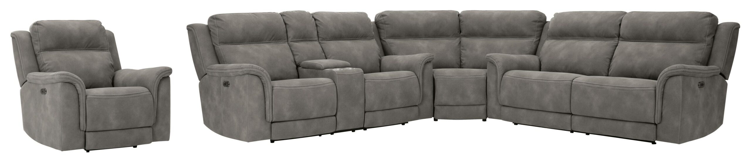 Next-Gen Durapella 3-Piece Power Reclining Sectional with Power Recliner