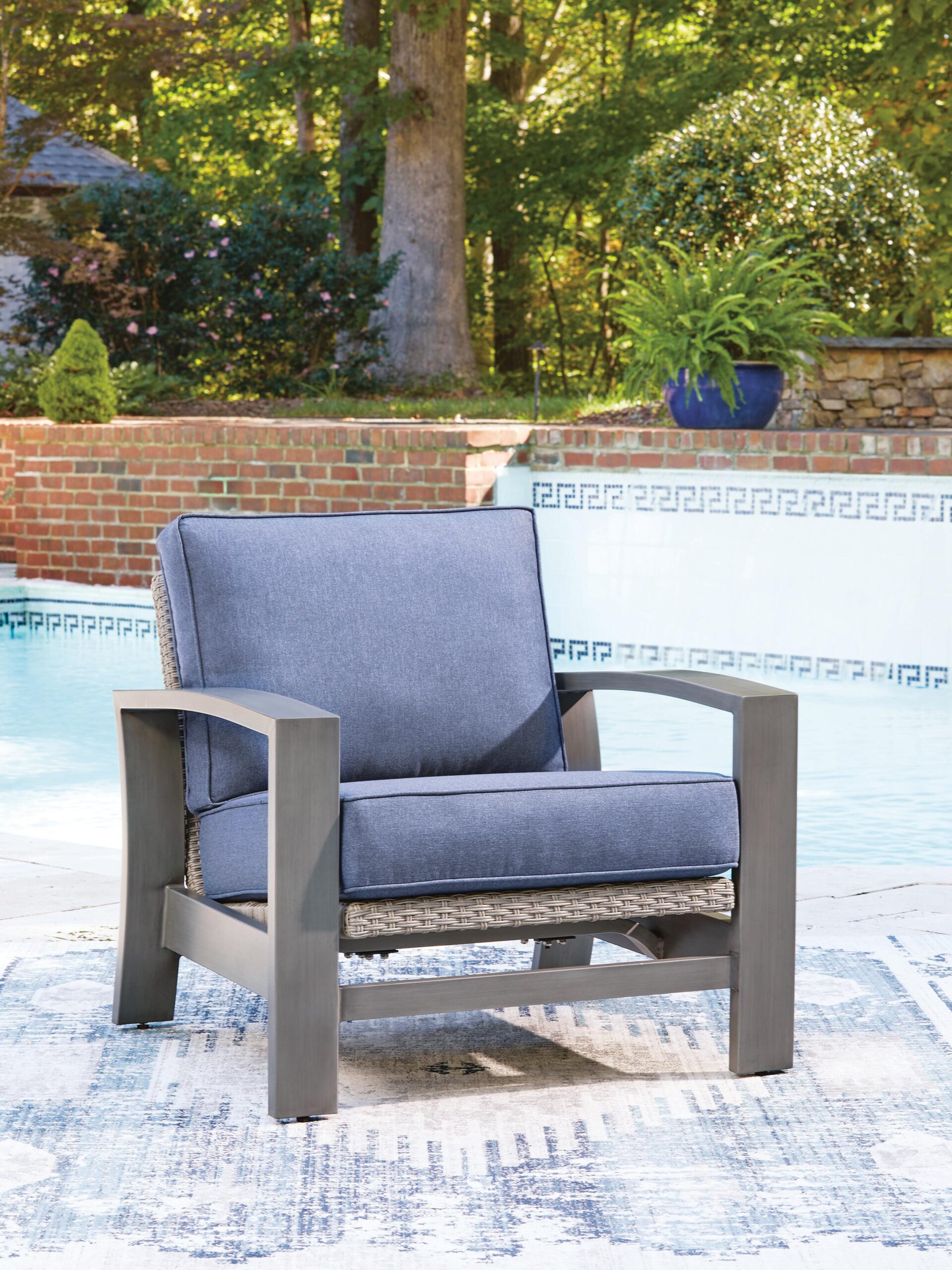 Half Moon Beach Outdoor Spring Lounge Chair - Image 2
