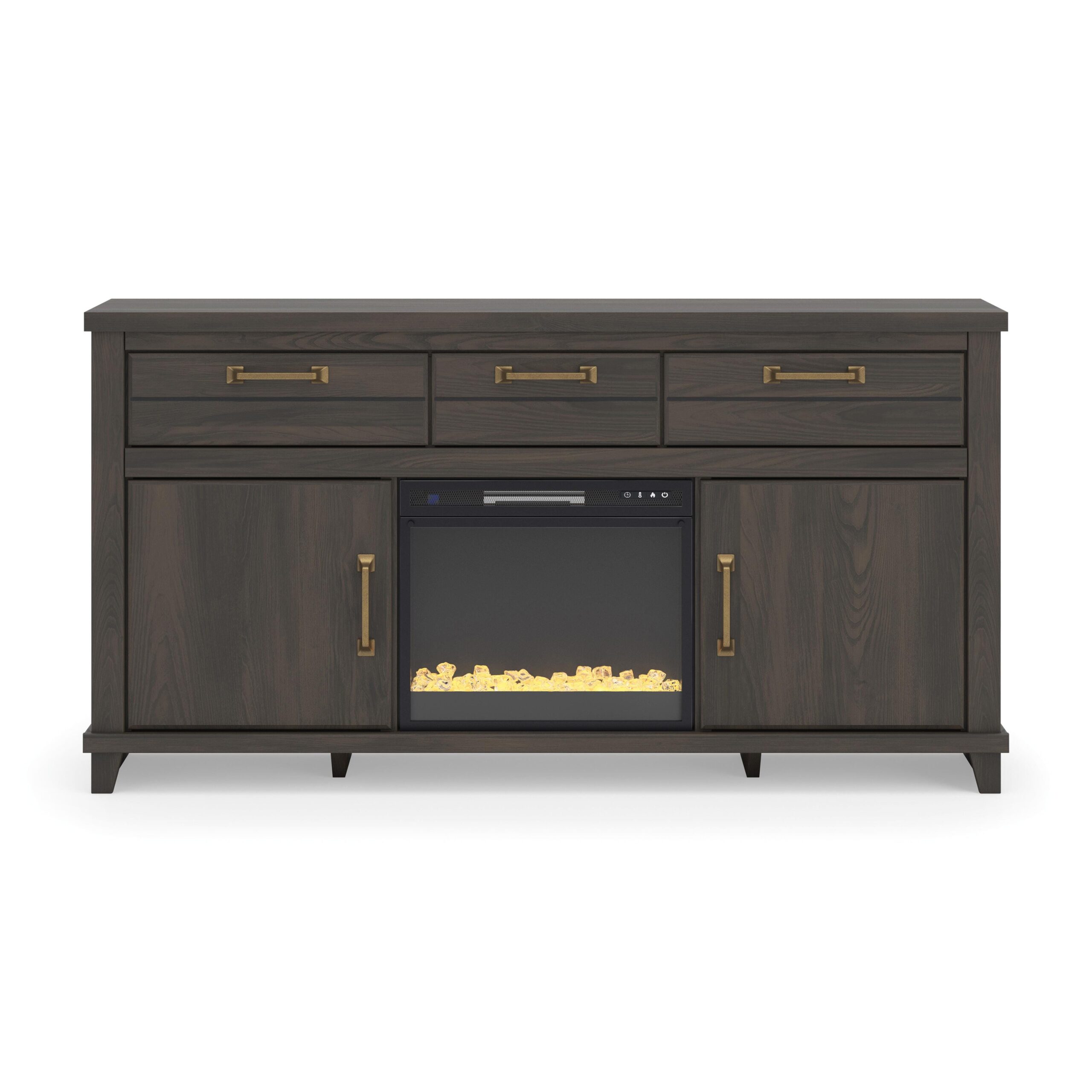 Brazen Valley 71" TV Stand with Electric Fireplace